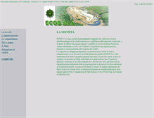 Tablet Screenshot of ecos-srl.com